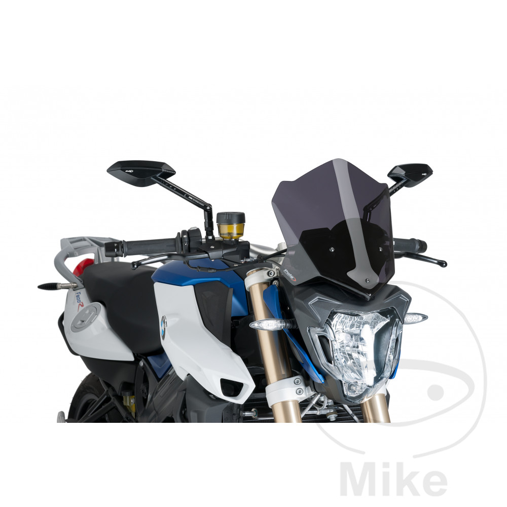 BMW F800R ab 15 Windschild Sportscheibe New Generation Puig für Nakedbike dunkel