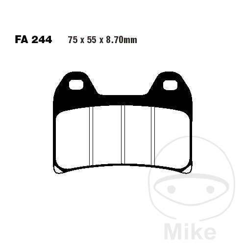 BMW F 800 S ST F800R 2009-2014 Bremsklotz Bremsbelag Sinter GPFAX EBC G650 XMoto