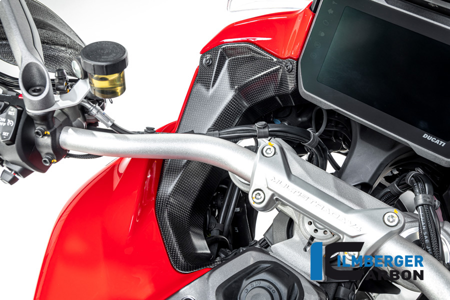 Carbon Abdeckung links neben dem Cockpit matt für Ducati Multistrada V4 / V4 S