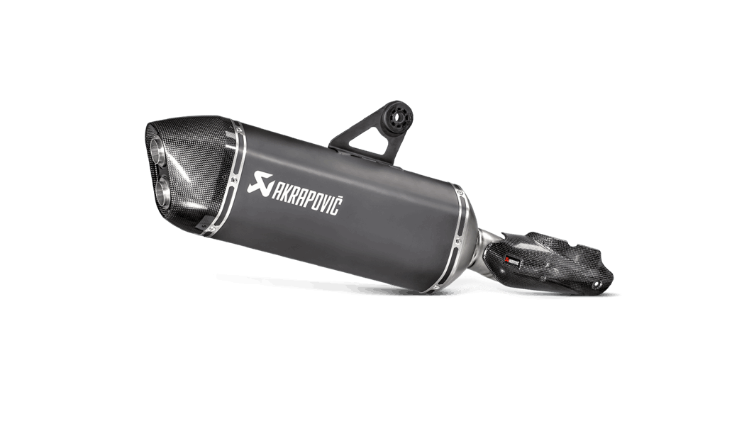 Akrapovic Titan Carbon Auspuff Endschalldämpfer für BMW R1200GS LC + Adventure