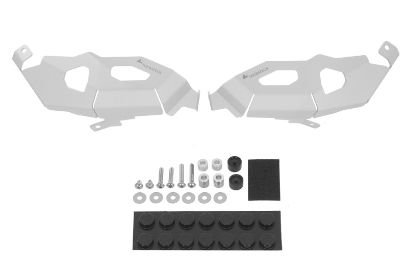 Ventildeckelschutz silber zur Kombi mit original BMW Motorschutzbügel R1200GS LC 13-16