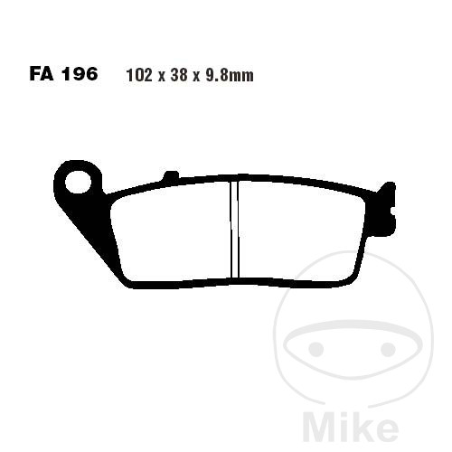 Bremsklotz Bremsbelag Standard EBC für BMW C650GT C650 C600 Sport C Evolution