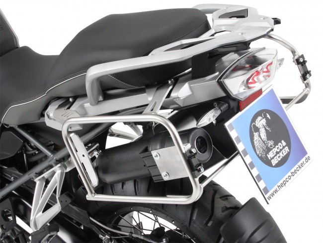 Werkzeugbox 29x8cm für Seitenkofferträger Cutout schwarz für BMW R1200GS Adventure LC (2014-2018)