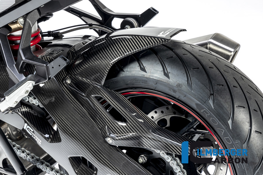 Carbon Kotflügel hinten mit Kettenschutz für BMW S1000XR ab Bj 2020