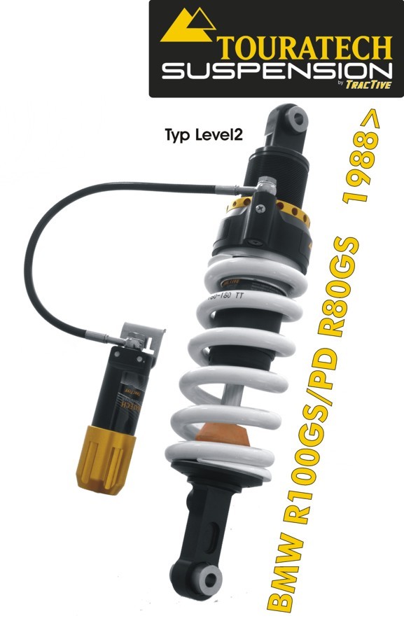 Touratech Suspension Federbein für BMW R100GS + PD & R80GS ab 1988 Typ Level2/ExploreHP