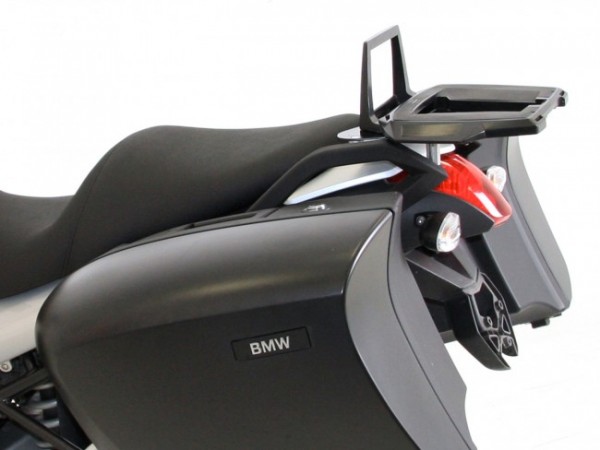 Alurack Topcaseträger für Kombination mit Original Gepäckbrücke schwarz für BMW R1200R (2011-2014)